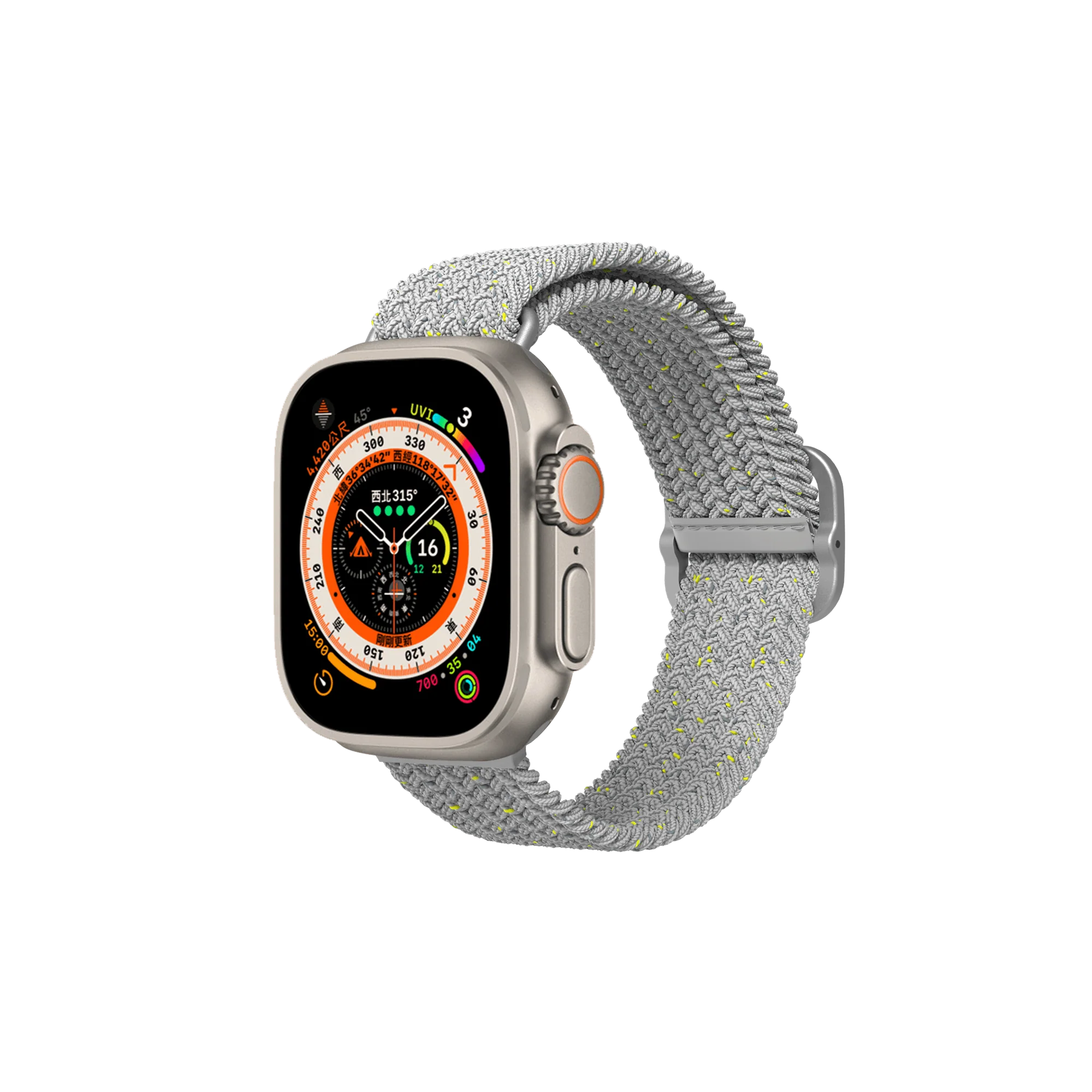 RHINOSHIELD Braided Strap for Apple Watch - Apple Watch Series 7 (45mm) - Image 9