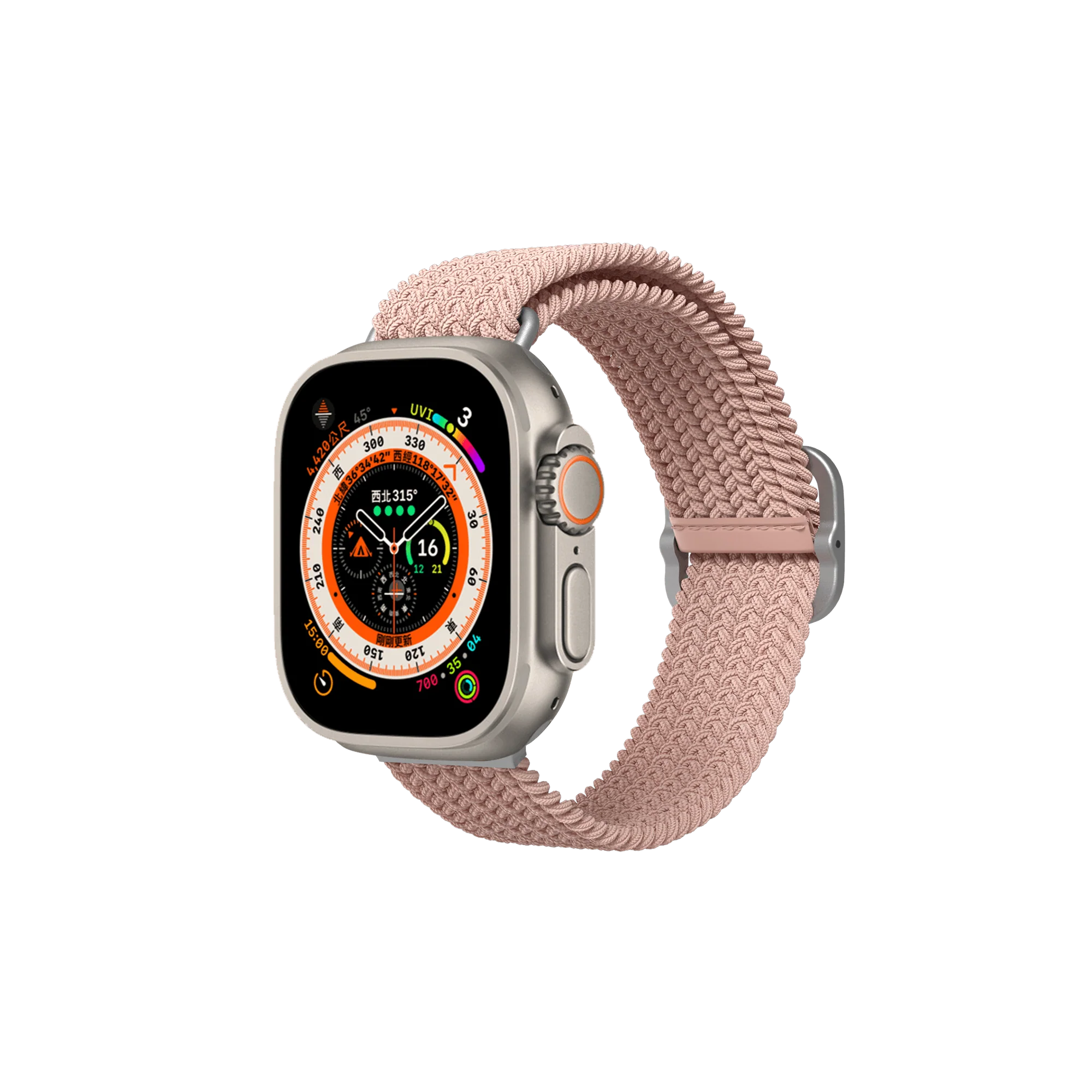 RHINOSHIELD Braided Strap for Apple Watch - Apple Watch Series 8 (45mm) - Image 5