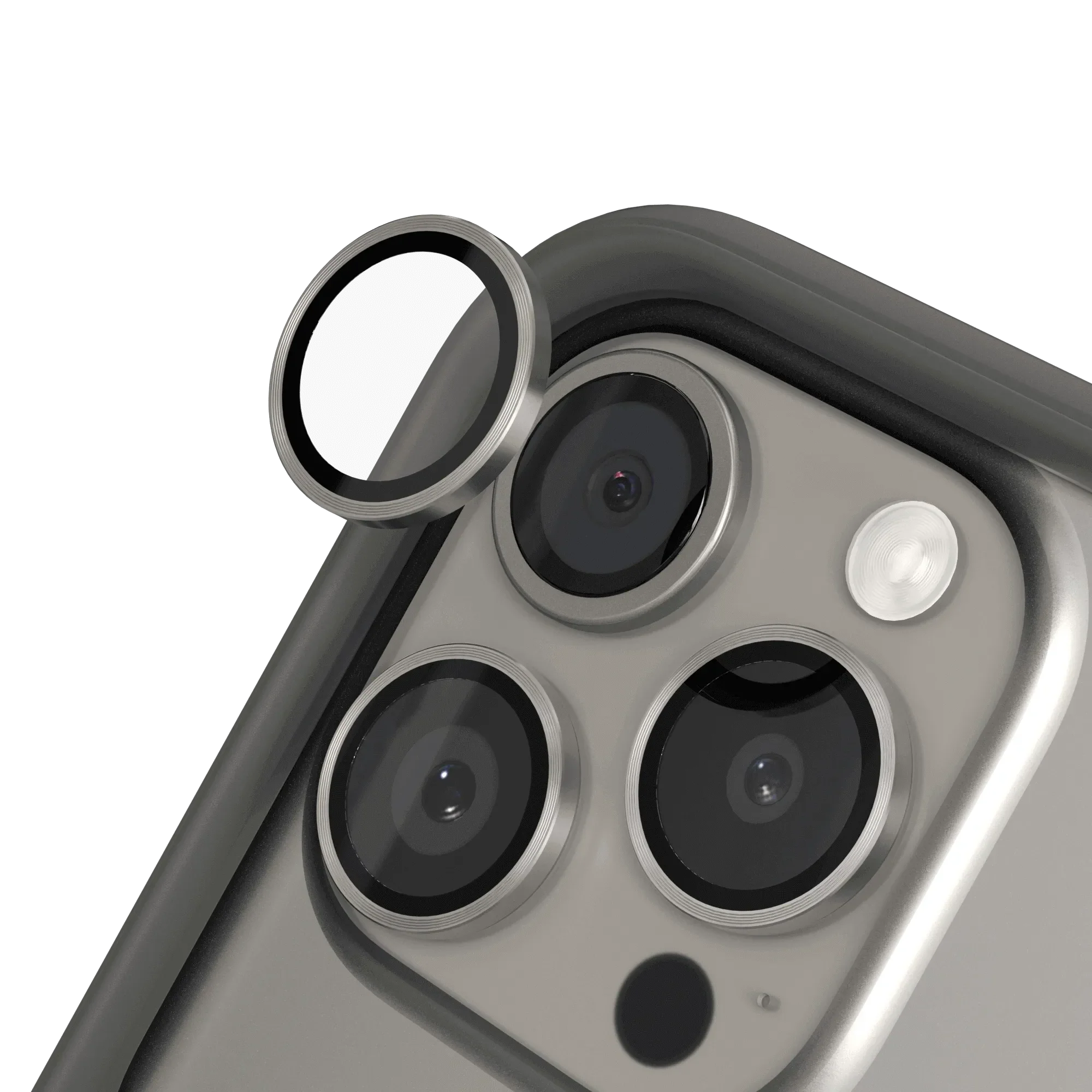 iPhone 15 Pro Max 9H Tempered Glass Lens Protectors - Image 4